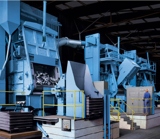 金属履带式抛丸清理机